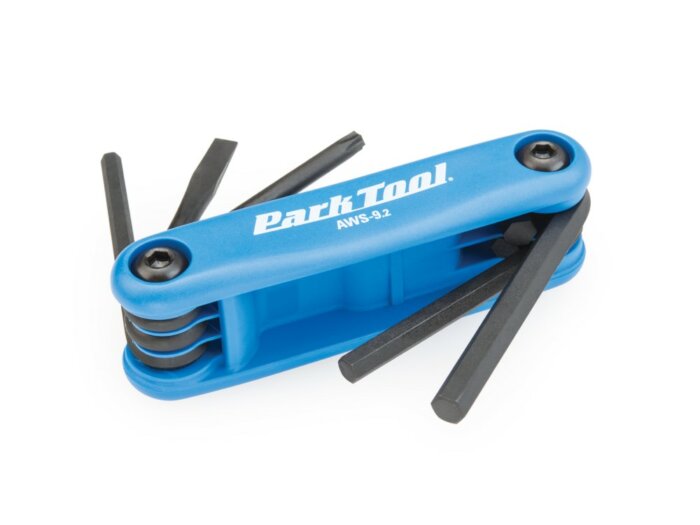 Park Tool AWS-9.2 Fold-up Hex Wrench and Screwdriver Set:  T25 Torx®, 4mm, 5mm, 6mm