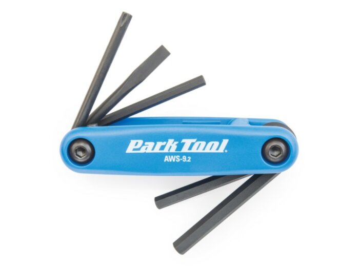Park Tool AWS-9.2 Fold-up Hex Wrench and Screwdriver Set:  T25 Torx®, 4mm, 5mm, 6mm