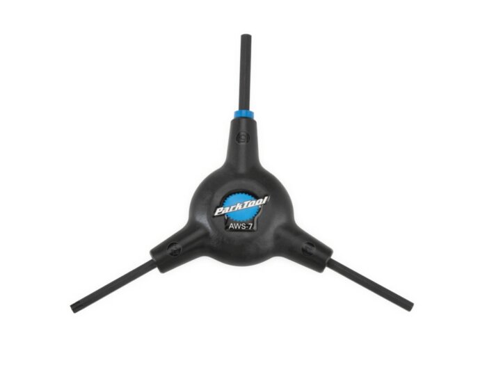 Park Tool AWS-7 Hex/Torx Compatible Three-Way Wrench: 4mm, 5mm, T25