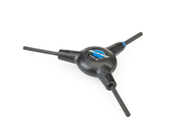 Park Tool AWS-7 Hex/Torx Compatible Three-Way Wrench: 4mm, 5mm, T25