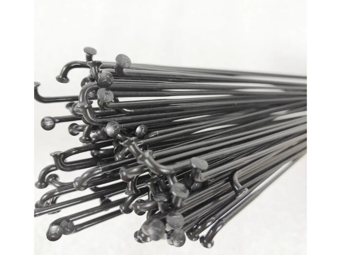 Pillar Spoke Pack - Triple Butted J-Bend Black x 18