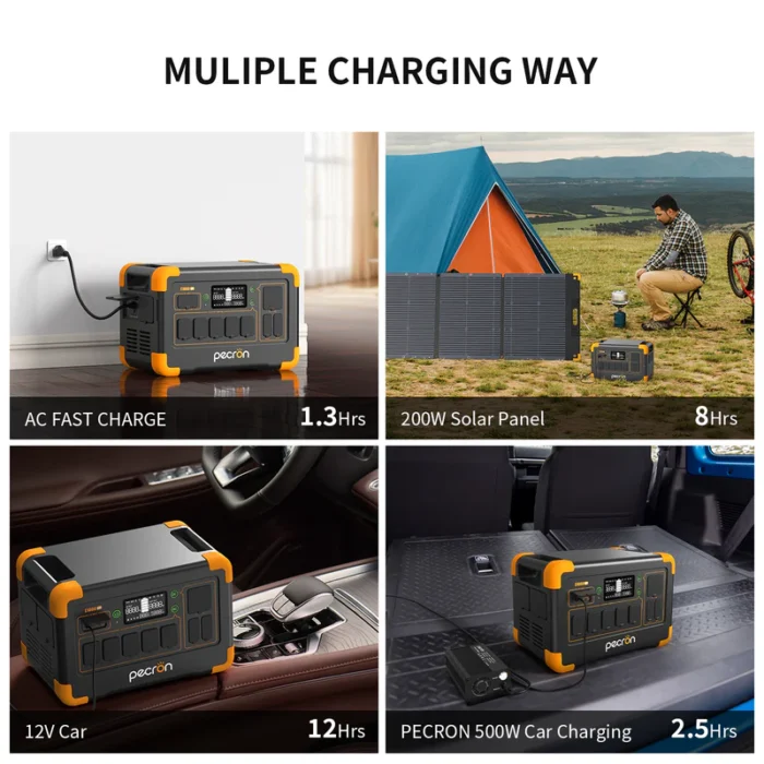 PECRON E1000LFP Portable Power Station 1800W 1024Wh 15 PECRON E1000LFP Portable Power Station 1800W 1024Wh