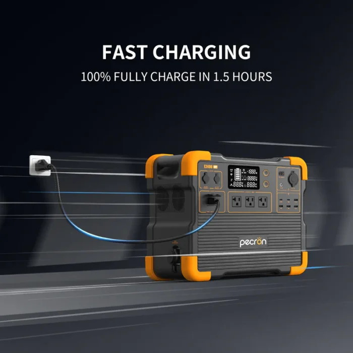 Pecron E2400LFP Portable Power Station – 2400W | 2048Wh