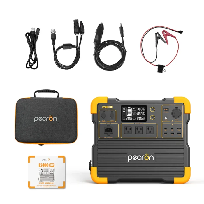 Pecron E2400LFP Portable Power Station – 2400W | 2048Wh