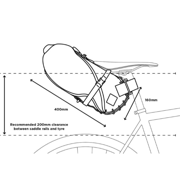Restrap Saddle Bag 8L 2 Restrap Saddle Bag 8L - Image 2
