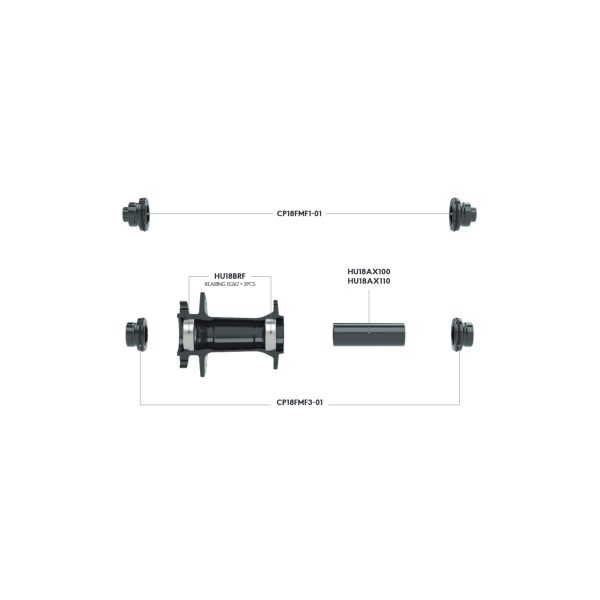 Bearing and Spacer sets for Hubs 2 Bearing and Spacer sets for Hubs - Image 2